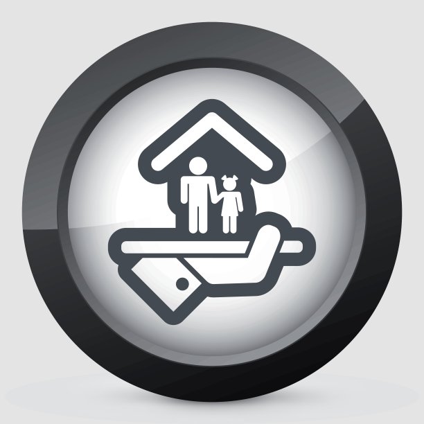 酒店的图标。为孩子们服务。图片下载