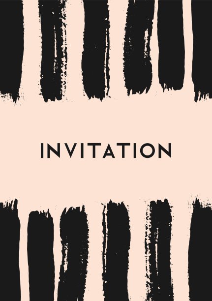 手绘笔触设计图片下载