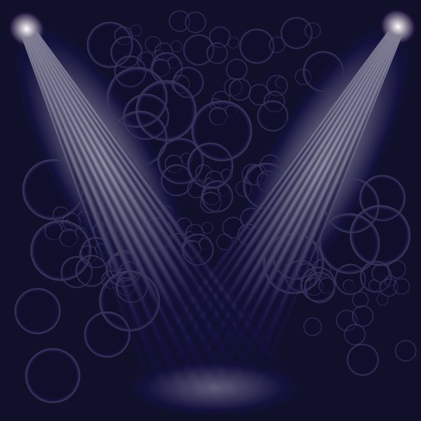 舞台上的聚光灯图片下载