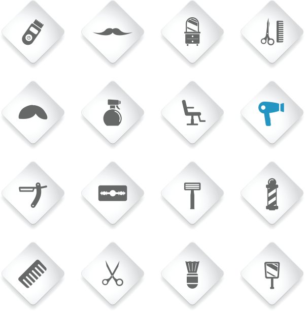 理发店简单的图标图片下载