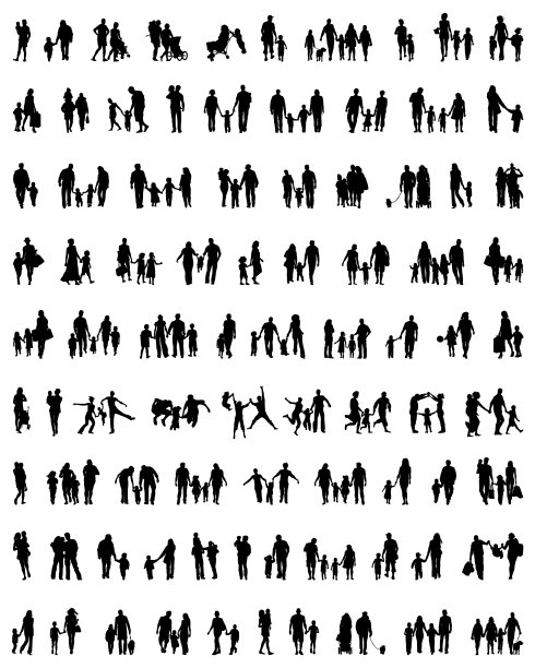 家人在散步图片下载