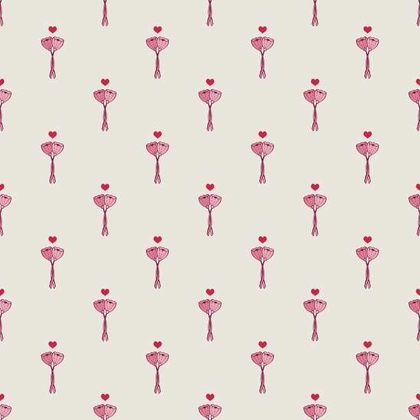 花心无缝图案图片下载