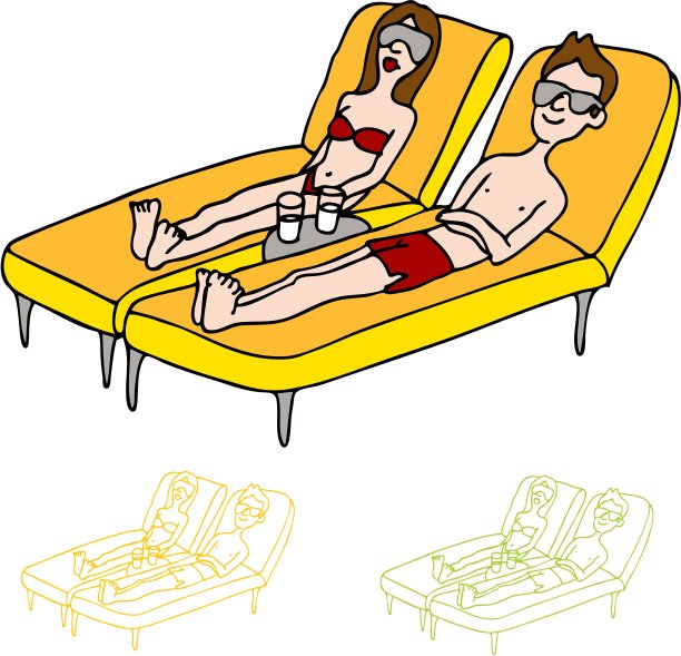 太阳晒黑一些图片下载