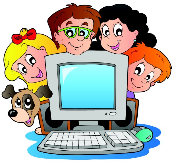 有卡通小孩和狗的电脑图片下载