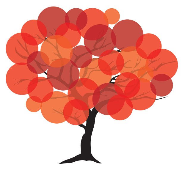 抽象的树图片下载