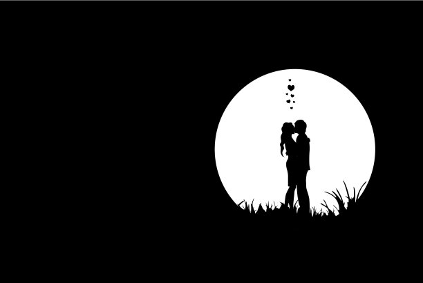 爱,夜景图片下载