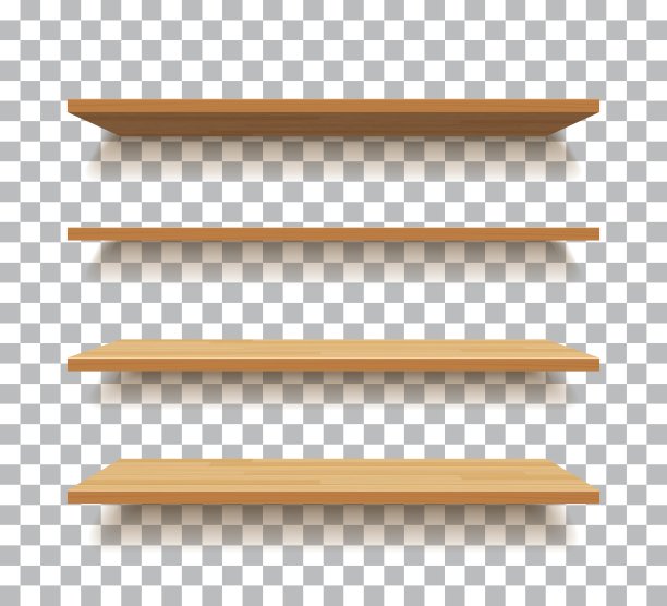 矢量空木架孤立的背景图片下载