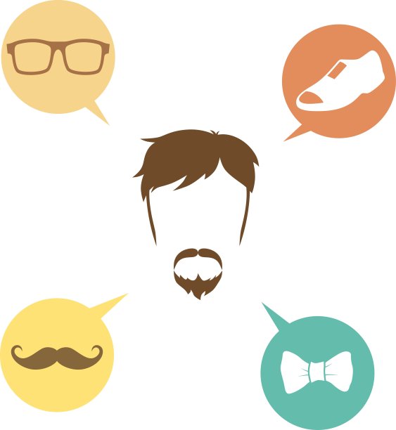 潮人复古的极客图片下载