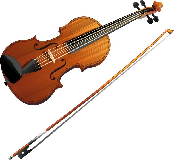 小提琴矢量图图片下载