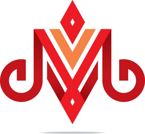 标志抽象字母M组合设计元素符号图标图片下载