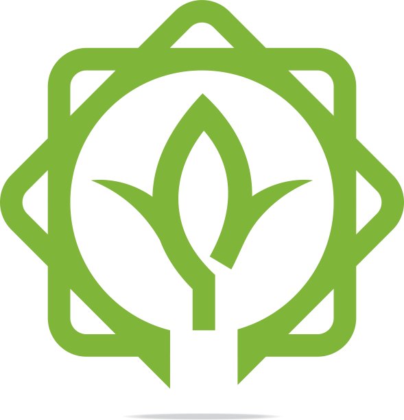 标志留下绿色生态图片下载