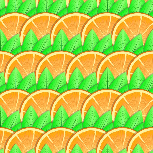 背景是柑橘类水果的橘子片图片下载