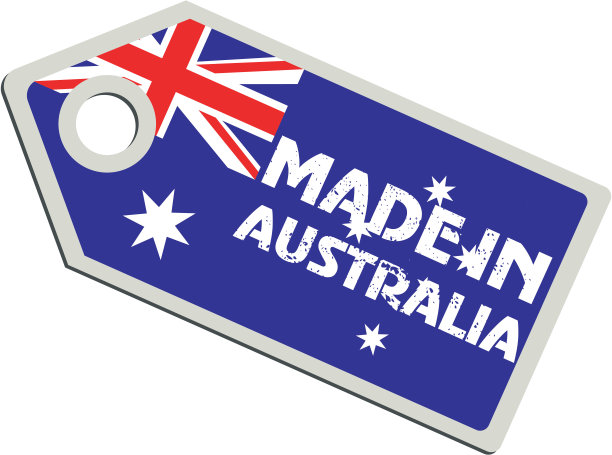 矢量标签澳大利亚制造图片下载