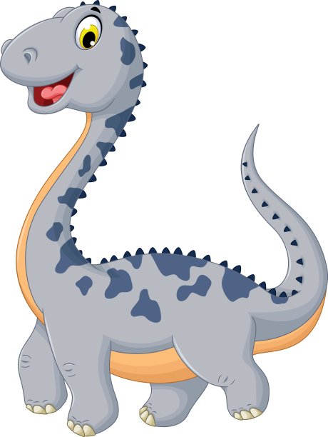 可爱的恐龙卡通造型图片下载