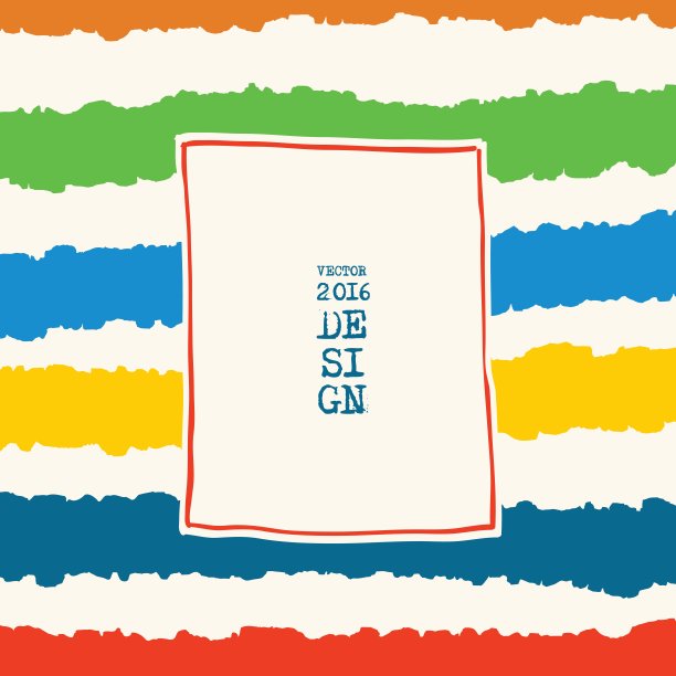 艺术品与彩色条纹背景图片下载