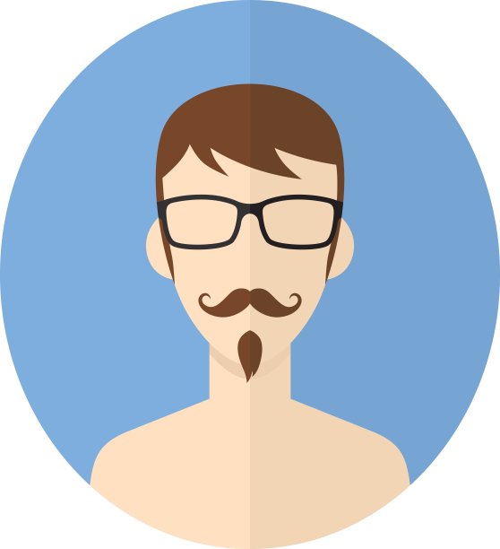 男人潮人头像用户图片卡通人物图片下载