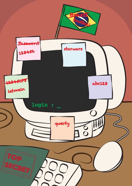 薄弱的计算机密码安全图片下载