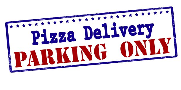 披萨外卖停车场图片下载
