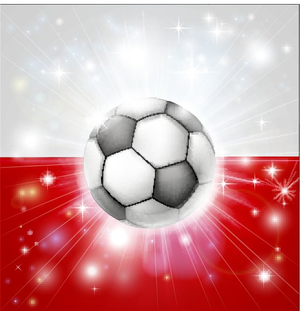 波兰足球的旗帜图片下载