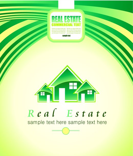 房地产背景手册图片下载