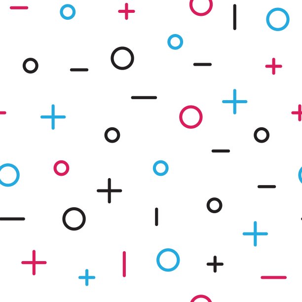 通用向量时尚几何无缝图案图片下载