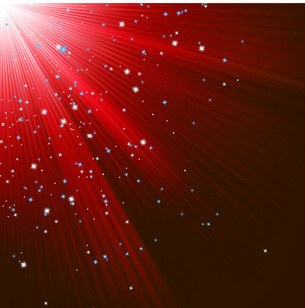 圣诞节的纹理与星星和光芒。EPS 8图片下载