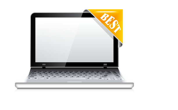 矢量笔记本与贴纸图标图片下载