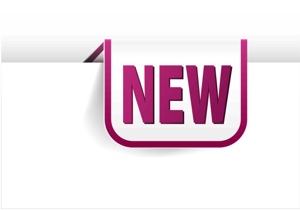 紫色圆角矩形书签图片下载