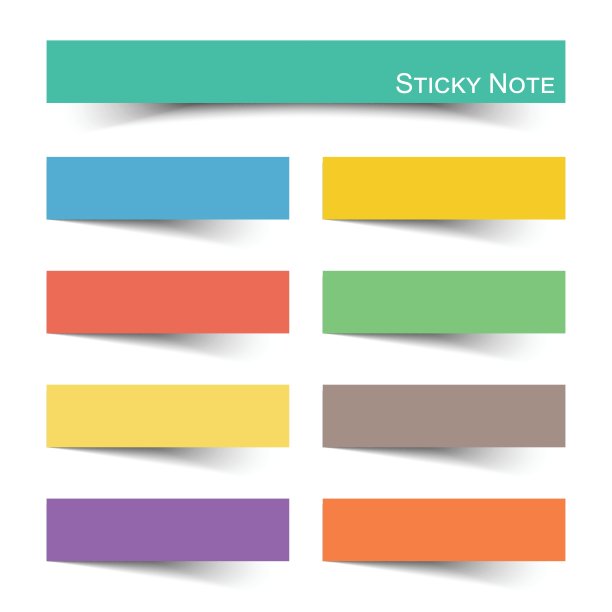 单色便利贴图片下载