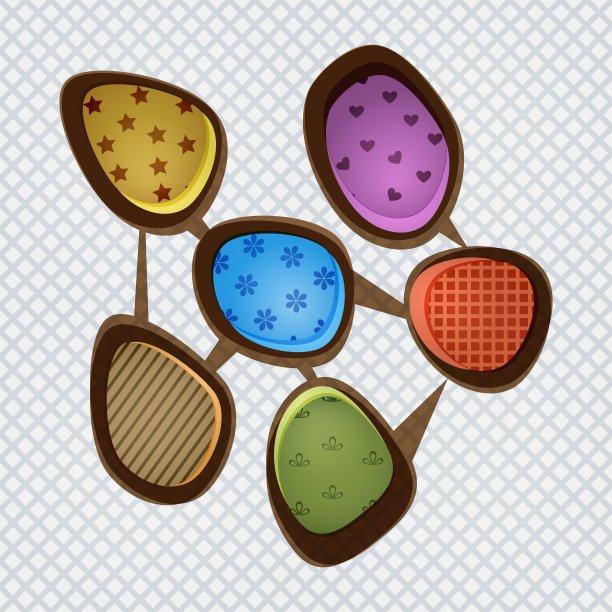 向量复古方案的连接图片下载