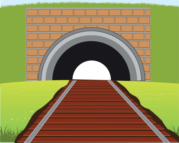 地铁的铁路引导图片下载