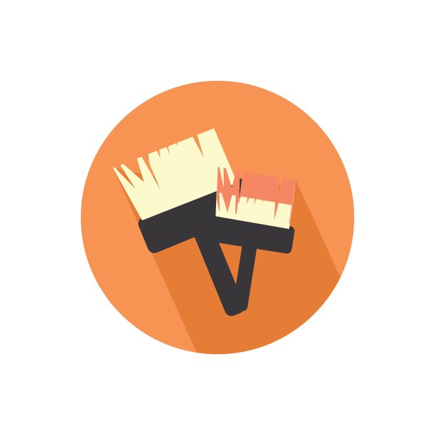 修复刷图标隔离在白色背景图片下载