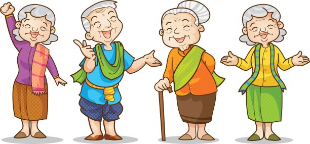 老人和女人图片下载