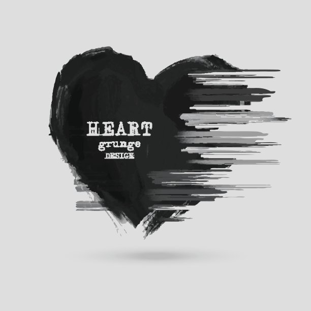 抽象的心设计。图片下载