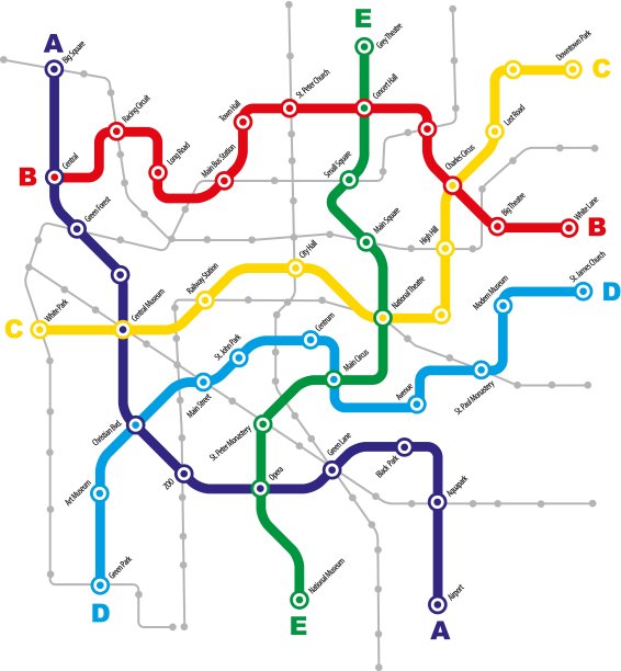 城市公共交通计划图片下载