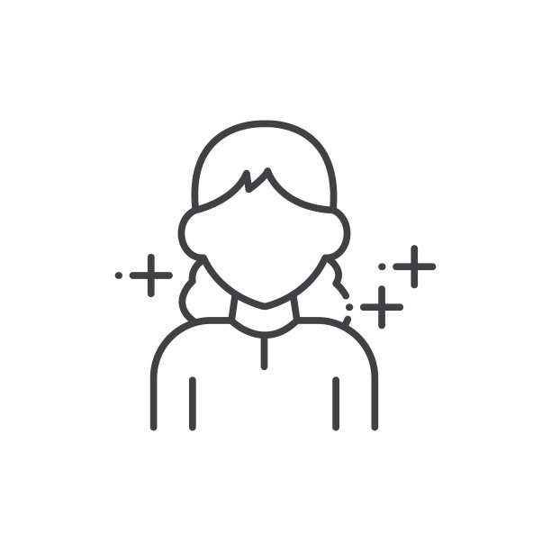 女人，人类化身的图标图片下载