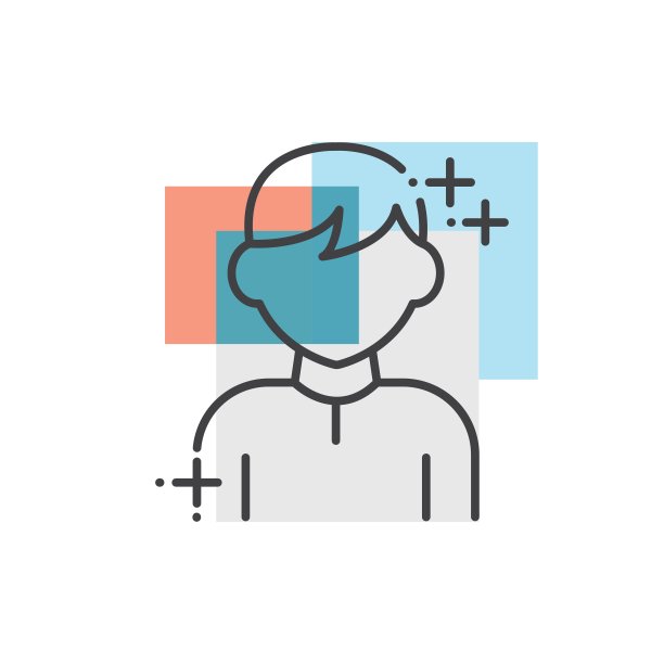 伙计，人类头像图标3颜色图片下载