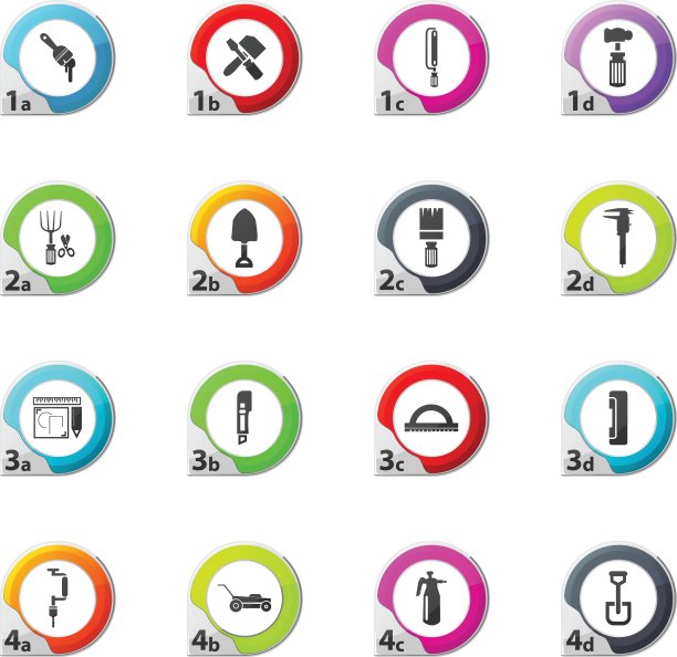 工作工具图标集图片下载