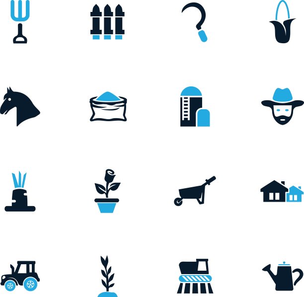 农业图标设置图片下载