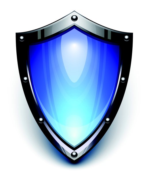 蓝色的安全保护图片下载