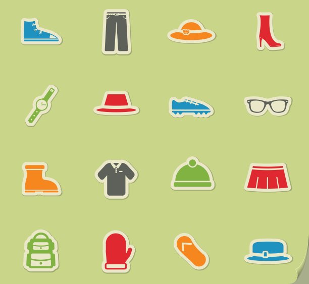 衣服简单的图标图片下载