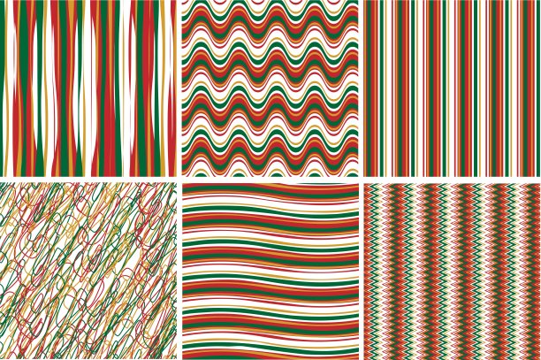 矢量插图模式的礼盒和袋抽象backgr图片下载