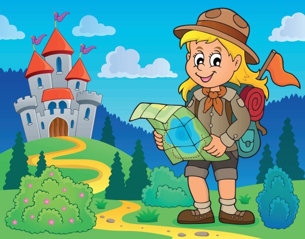 女童子军主题形象7图片下载