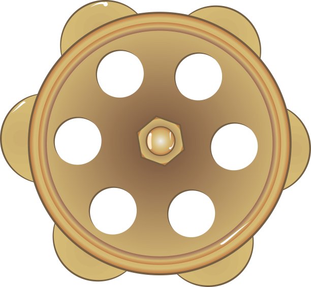 古青铜水龙头图片下载