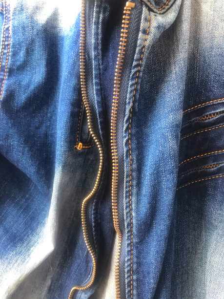 蓝色的牛仔夹克图片下载