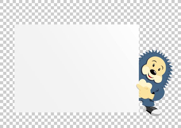 刺猬透明纸图片下载