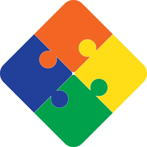 白色背景上的谜题图片下载