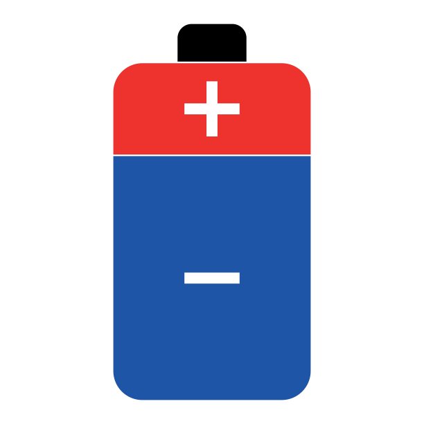 电池的颜色图标。图片下载