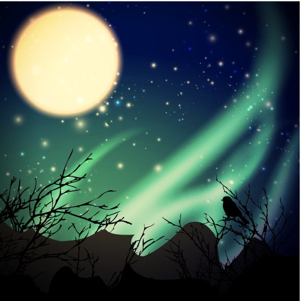 北极光图片下载