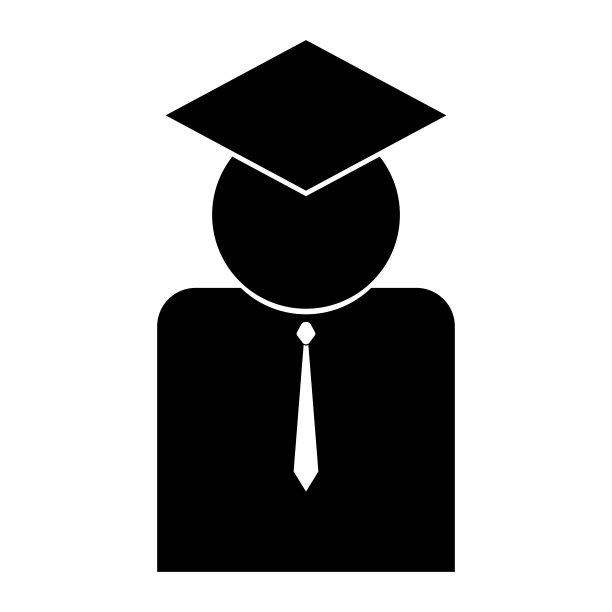 老师的黑色图标。图片下载